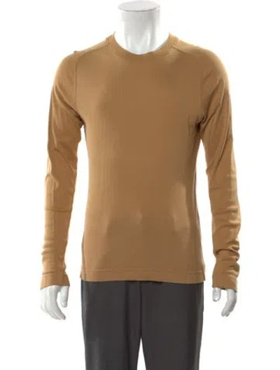 Pre-owned Dries Van Noten Crew Neck Long Sleeve T-shirt In Neutral