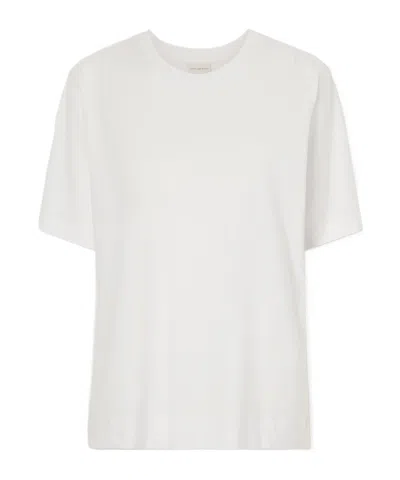 Dries Van Noten Crew Neck Mid-sleeve Tee In White