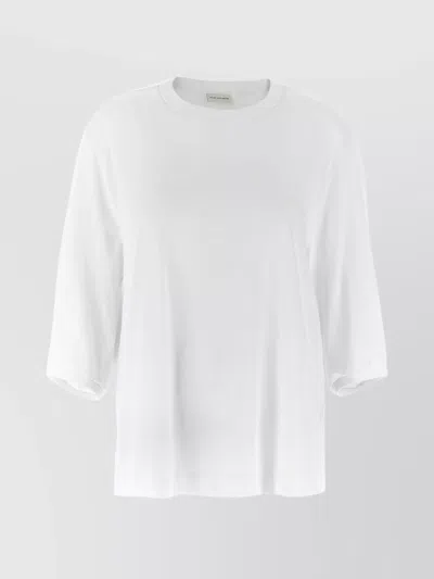 DRIES VAN NOTEN CREW NECK PLAIN T-SHIRT