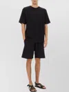 Dries Van Noten Crew Neck Short Sleeve Cotton T-shirt In Black