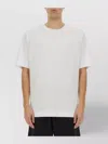 Dries Van Noten Crew Neck Short Sleeve Cotton T-shirt In White
