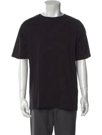 Pre-owned Dries Van Noten Crew Neck Short Sleeve T-shirt In Black