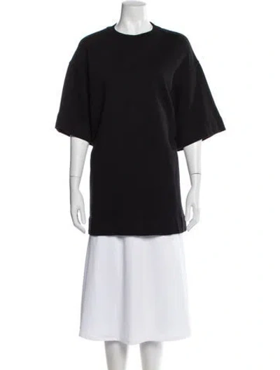 Pre-owned Dries Van Noten Crew Neck Short Sleeve T-shirt In Black