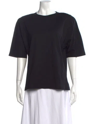 Pre-owned Dries Van Noten Crew Neck Short Sleeve T-shirt In Black