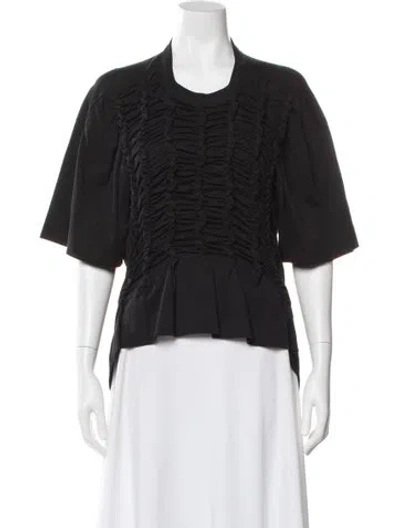 Pre-owned Dries Van Noten Crew Neck Short Sleeve T-shirt In Black