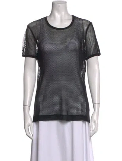 Pre-owned Dries Van Noten Crew Neck Short Sleeve T-shirt In Black