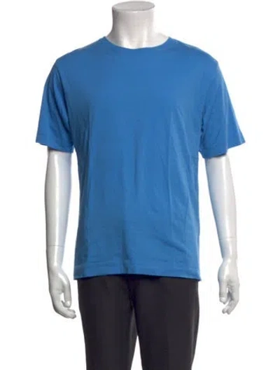 Pre-owned Dries Van Noten Crew Neck Short Sleeve T-shirt In Blue