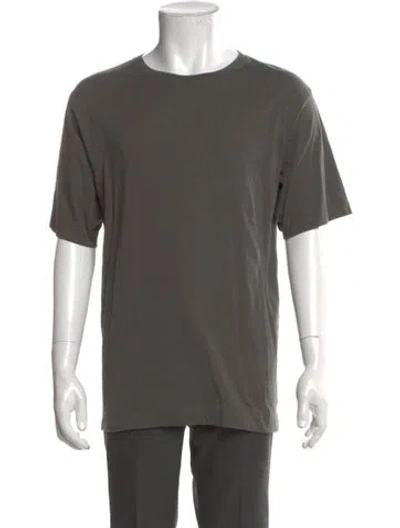 Pre-owned Dries Van Noten Crew Neck Short Sleeve T-shirt In Gray