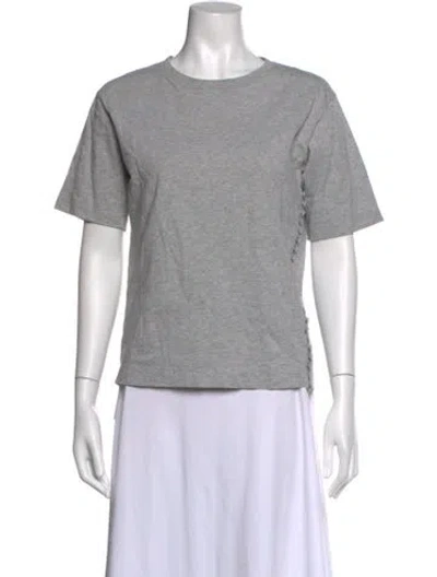 Pre-owned Dries Van Noten Crew Neck Short Sleeve T-shirt In Gray