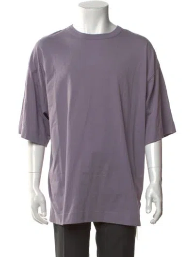 Pre-owned Dries Van Noten Crew Neck Short Sleeve T-shirt W/ Tags In Purple