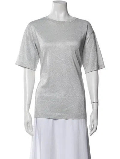 Pre-owned Dries Van Noten Crew Neck Short Sleeve T-shirt In White