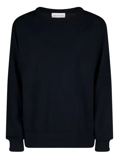 Dries Van Noten Crew-neck Sweater In Blue
