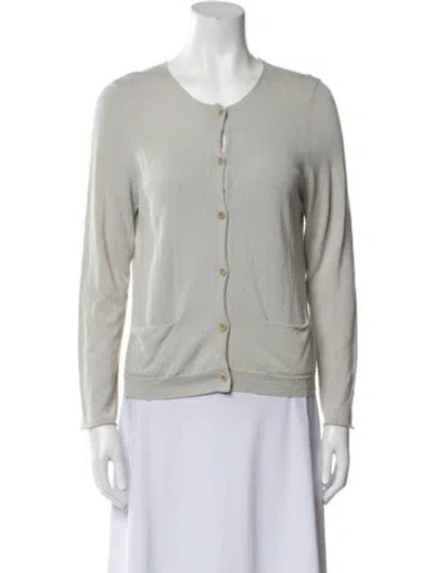 Pre-owned Dries Van Noten Crew Neck Sweater In Gray
