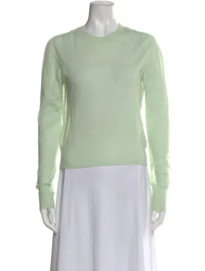 Pre-owned Dries Van Noten Crew Neck Sweater In Green