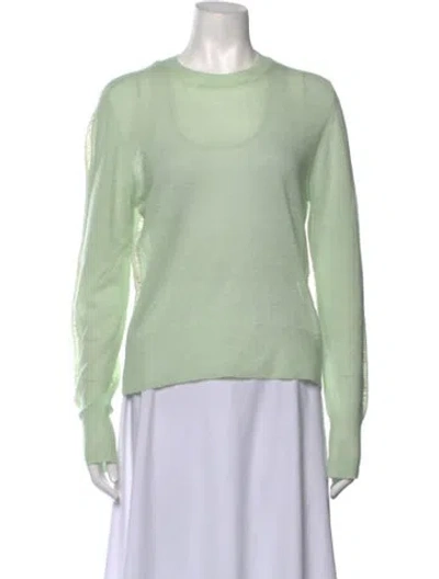 Pre-owned Dries Van Noten Crew Neck Sweater In Green