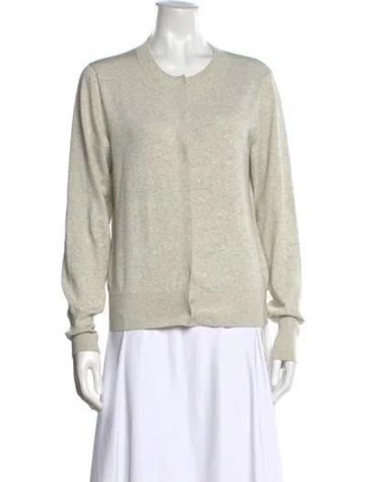 Pre-owned Dries Van Noten Crew Neck Sweater In Grey