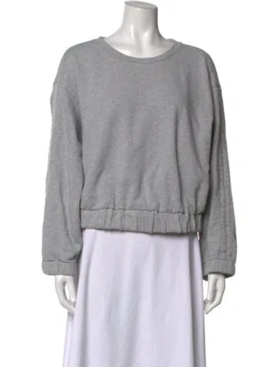 Pre-owned Dries Van Noten Crew Neck Sweater In Grey