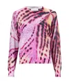 Dries Van Noten Tilly Intarsia Cotton-blend Jumper In Multicolor