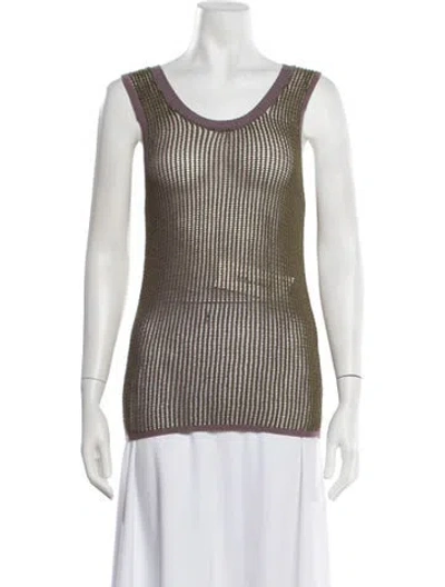 Pre-owned Dries Van Noten Crew Neck Sweater In Multicolor