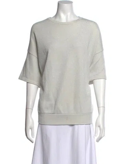 Pre-owned Dries Van Noten Crew Neck Sweater In Neutral