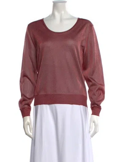 Pre-owned Dries Van Noten Crew Neck Sweater In Pink
