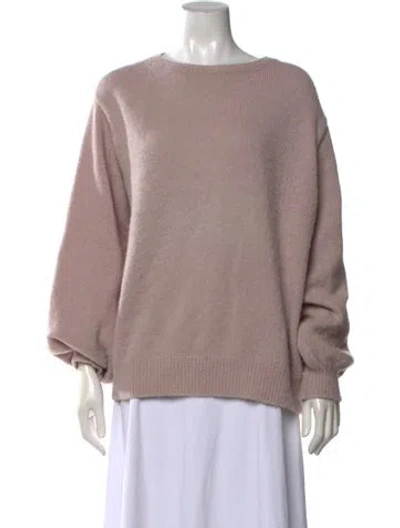 Pre-owned Dries Van Noten Crew Neck Sweater In Pink