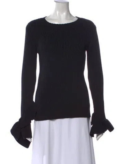 Pre-owned Dries Van Noten Crew Neck Sweater W/ Tags In Black