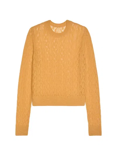 Dries Van Noten Crew-neck Sweater In Yellow