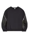 Dries Van Noten Long-sleeved Sweatshirt In Black