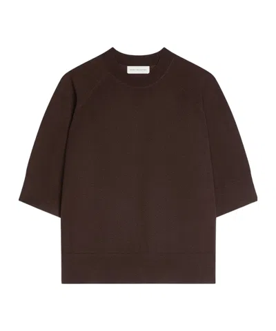 Dries Van Noten Crew Neck T-shirt In Brown
