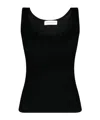 Dries Van Noten Crew Neck Vest In Black