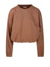 DRIES VAN NOTEN DRIES VAN NOTEN CREWNECK ELASTICATED HEM SWEATSHIRT