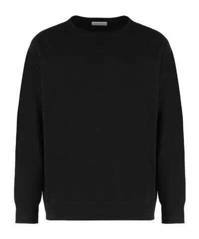 Dries Van Noten Crewneck Knitted Sweater In Animal Print