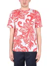 Dries Van Noten Men Crewneck T-shirt In Orange