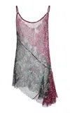 Dries Van Noten Crisanna Silk Asymmetric Camisole In Multi