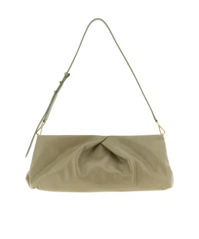 Dries Van Noten 'crisp' Big Clutch In Green