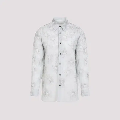 DRIES VAN NOTEN CROOM EMB SHIRT