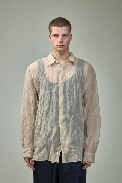 Dries Van Noten Croom M.w.shirt In Gray
