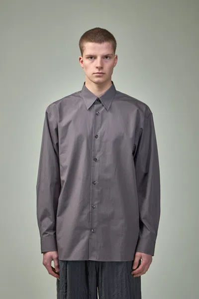 Dries Van Noten Croom M.w.shirt In Gray