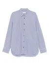 Dries Van Noten Croomd Shirt In Blue