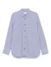 Dries Van Noten Croomd Shirt In Blue