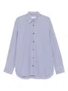 Dries Van Noten Croomd Shirt In Blue