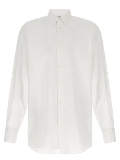 Dries Van Noten Long Sleeve Shirt Buttoned Cuffs In White