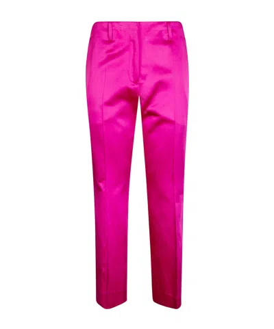 Dries Van Noten Cropped Flared Pants In Pink