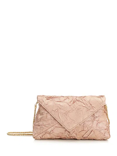 Dries Van Noten Crushed Handbags Rose