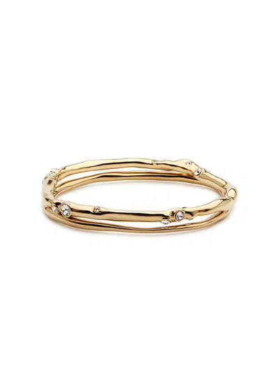 Dries Van Noten Crystal-embellished Bracelet In Gold