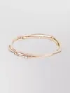 Dries Van Noten Crystal-embellished Irregular Bracelet In Gold