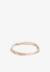 Dries Van Noten Crystal-embellished Irregular Bracelet In Gold