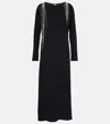 DRIES VAN NOTEN CRYSTAL-EMBELLISHED MAXI DRESS