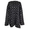 Dries Van Noten Crystal Embellished Sweater In Black Cotton In Black